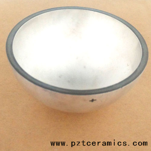 Ceramica piezoelettrica a sfera ed emisfero